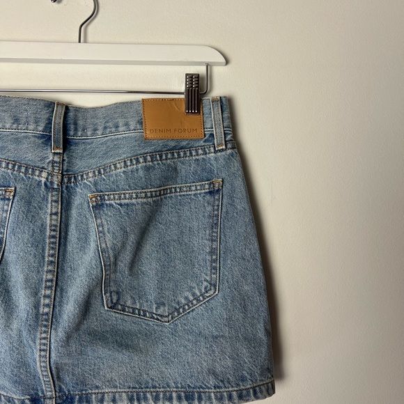 Denim Forum 90s Ricci Denim Mini Skirt - Picture 3 of 6